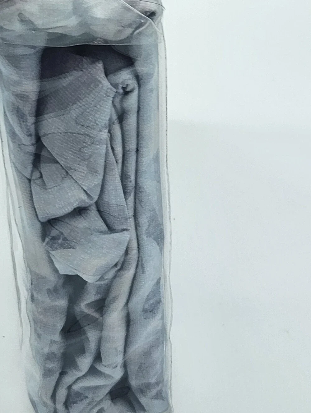 Hudson Park Collection Folia King Duvet Cover Pima Cotton Grey Blue Leaf NEW